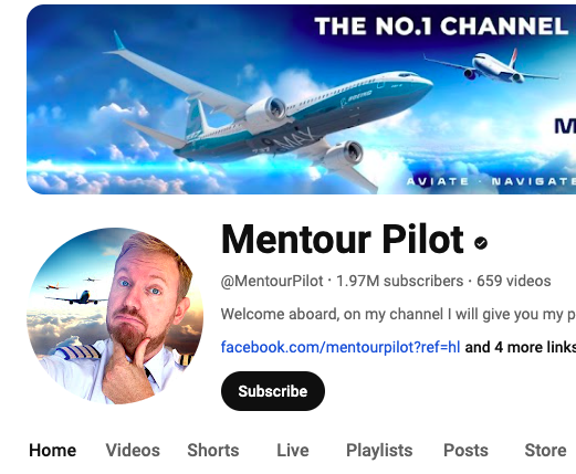 Digital creator investor Electrify forges alliance with aviation channel Mentour Pilot